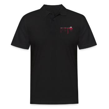 chasseur de zombies citation d’Halloween - Polo Homme - noir - Devant - Kai (181cm)