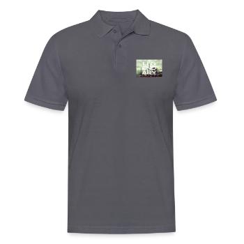 Design LÉGENDAIRE - Polo Homme - charbon - Devant - Nico (186cm)