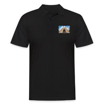 Feskekörka Fischmarkt Göteborg Stadt (Göteborg) - Männer Poloshirt - Schwarz - Vorne - Kai (181cm)