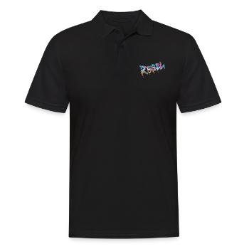 Rebel Rebels Funny Retro Music Hip Hop Rocknroll - Men's Polo Shirt - black - Front - Kai (181cm)
