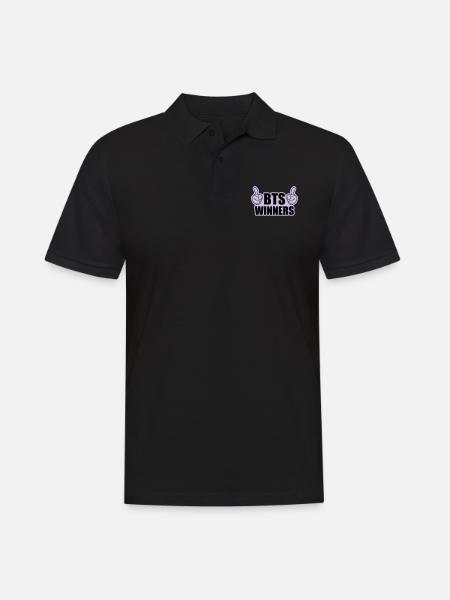 BTS Winners - Polo Homme - noir