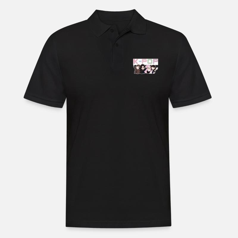 K-Pop. - Männer Poloshirt - Schwarz