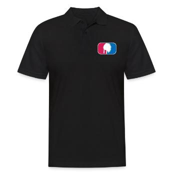 Indianer Häuptling Kopfschmuck lustige Geschenk - Männer Poloshirt - Schwarz - Vorne - Kai (181cm)