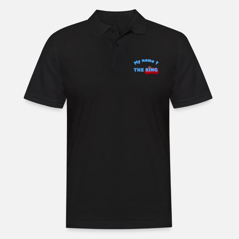 le design des rois - Polo Homme - noir
