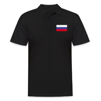 Russie Armoiries drapeau russe Rossiya Pays Russe - Polo Homme - noir - Devant - Kai (181cm)