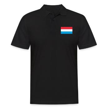 Drapeau national luxembourgeois - Polo Homme - noir - Devant - Kai (181cm)