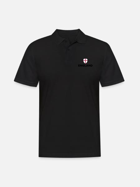 Drapeau national de l Angleterre - Polo Homme - noir