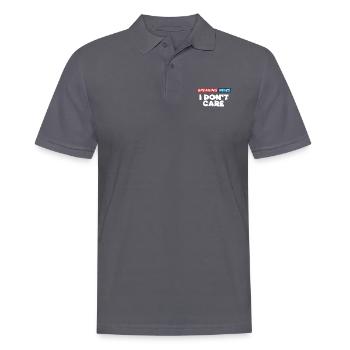 Breaking News I Not Way Citation sarcastique drôle - Polo Homme - charbon - Devant - Nico (186cm)