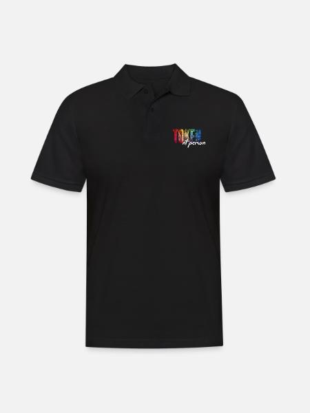 One is always neurotypical: the Token NT person! - Men's Polo Shirt - black