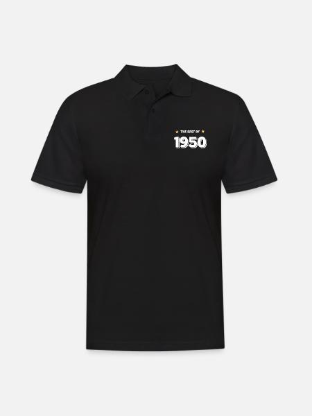 Best of 1950 - Men's Polo Shirt - black