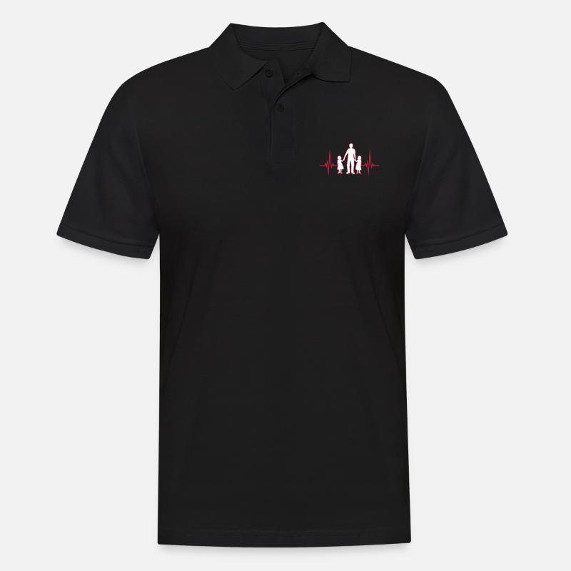 Pulse 2 filles - Polo Homme - noir