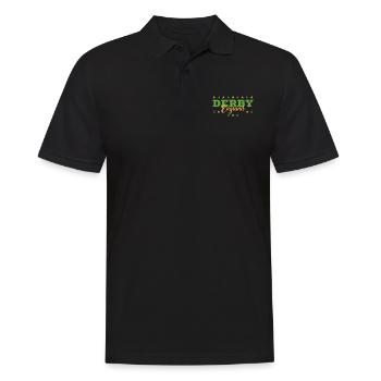 Derby - Men's Polo Shirt - black - Front - Kai (181cm)