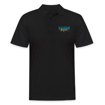 Blackburn - Men's Polo Shirt - black - Front - Kai (181cm)