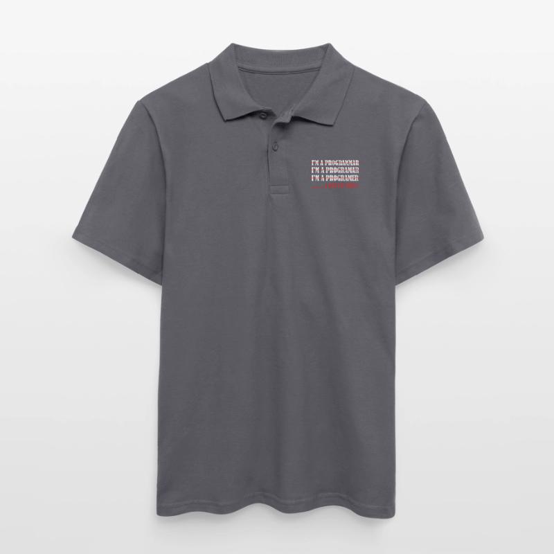 I'm A Programmar ........ I Write Code Software Co Men's Polo Shirt