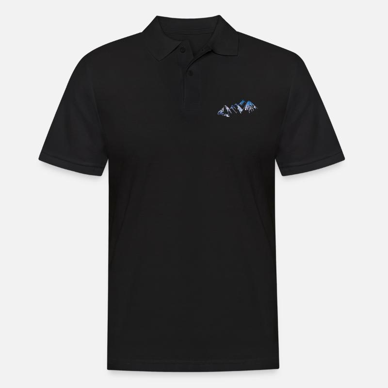 snowscape - Polo Homme - noir
