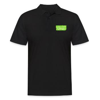 cadeau poisson bateau de pêche amour génial drôle - Polo Homme - noir - Devant - Kai (181cm)