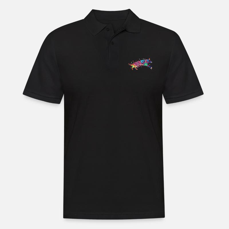 GERMAN SHEPERD Deutscher Schäferhund - Männer Poloshirt - Schwarz