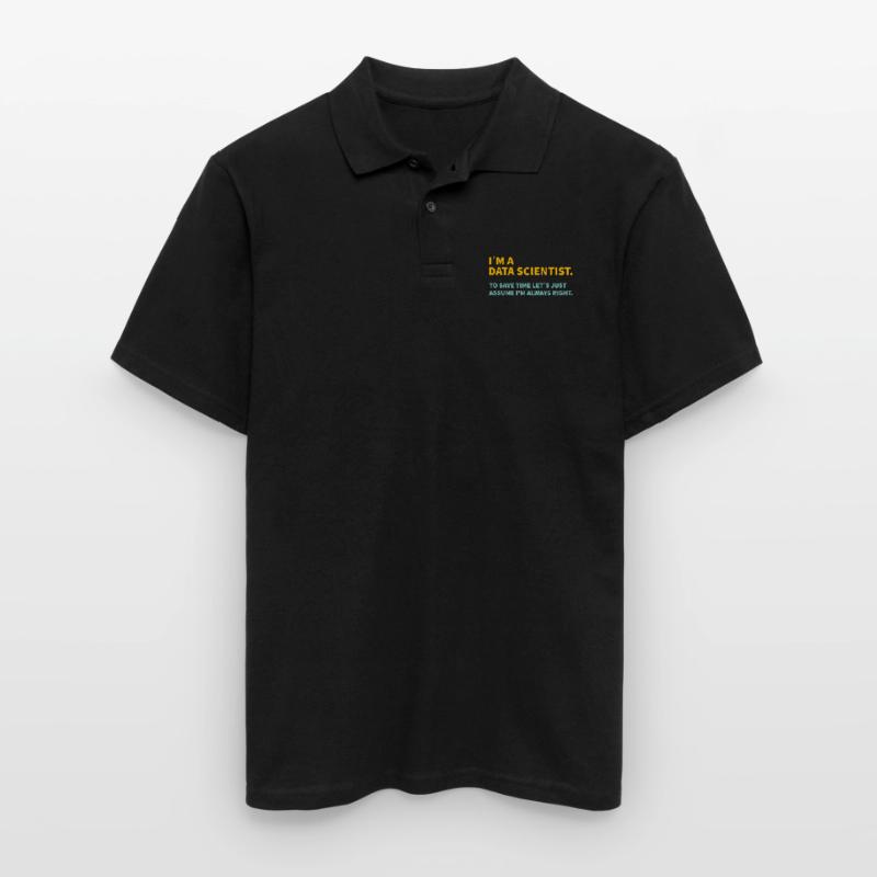 I m a Data scientist Computer Science Gift Men's Polo Shirt