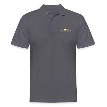 solar system - Men's Polo Shirt - charcoal grey - Front - Nico (186cm)