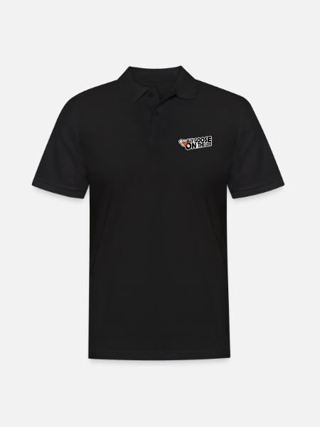 goose on the loose - Men's Polo Shirt - black