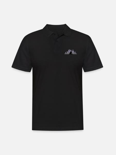 Musik - DJ Party - Männer Poloshirt - Schwarz