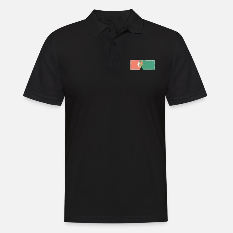 Neurodiverser Stolz. - Männer Poloshirt - Schwarz