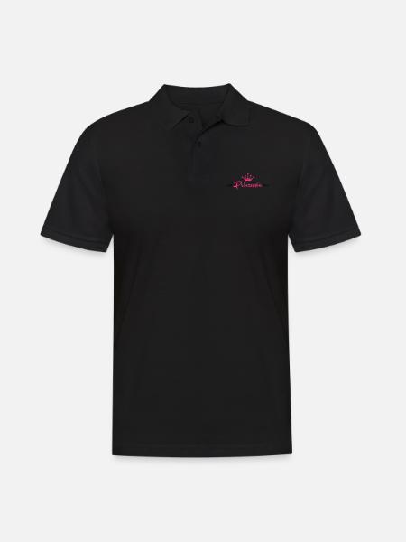Prinzessin - German (Princess) - Men's Polo Shirt - black