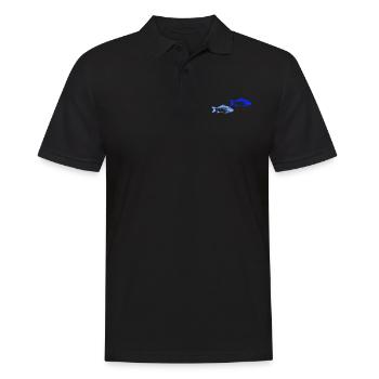 Poissons 2 - Polo Homme - noir - Devant - Kai (181cm)
