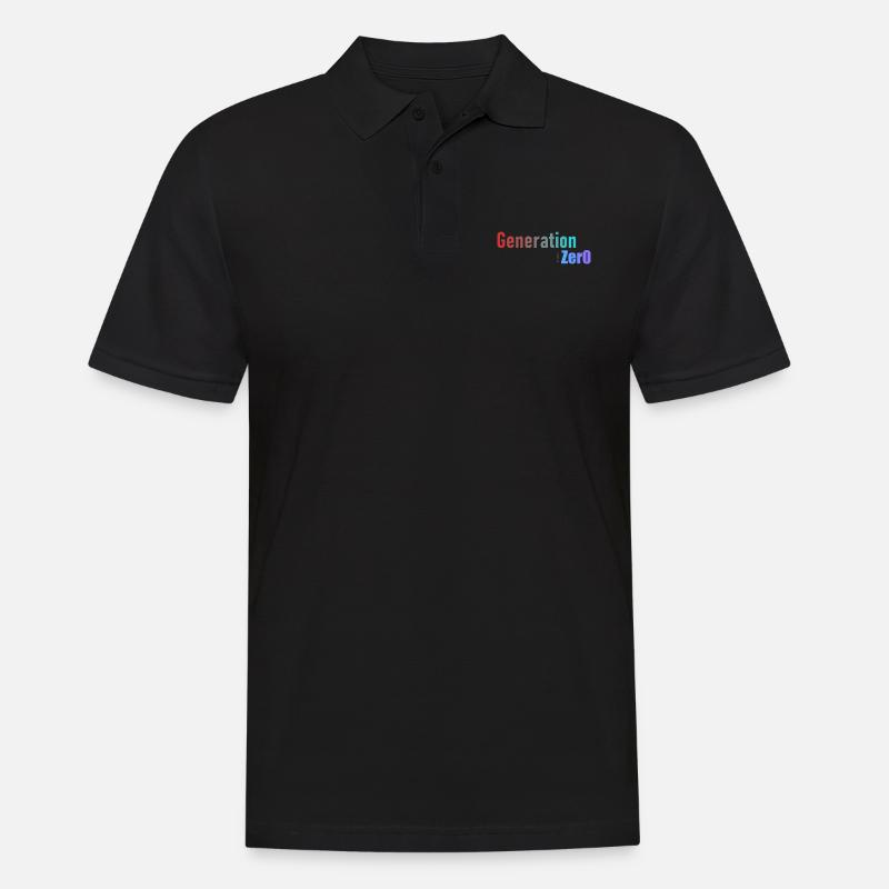 Generation 0 - Männer Poloshirt - Schwarz