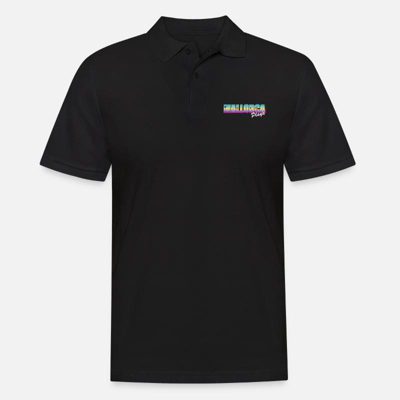 Mallorca Playa - Männer Poloshirt - Schwarz