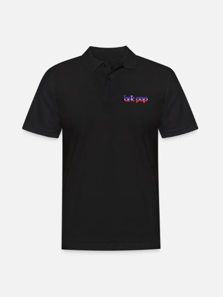 BRIT POP - Männer Poloshirt - Schwarz