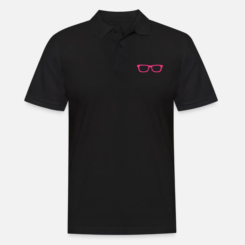 nerdbrille - Polo Homme - noir