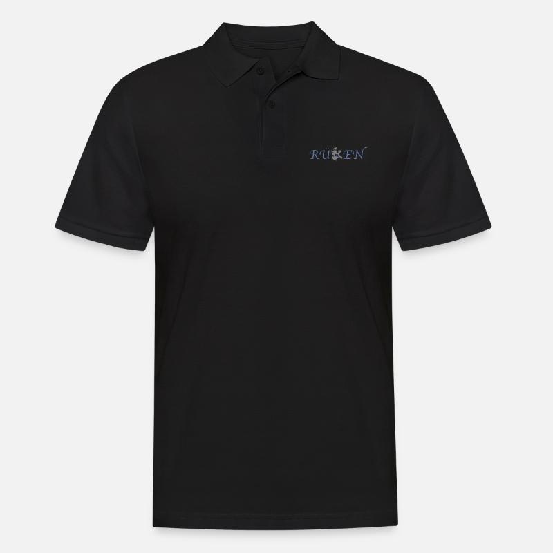 réprimander - Polo Homme - noir