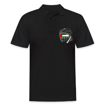 Free palestine Kufiya - Men's Polo Shirt - black - Front - Kai (181cm)