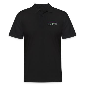 Dubstep (Englisch) - Männer Poloshirt - Schwarz - Vorne - Kai (181cm)
