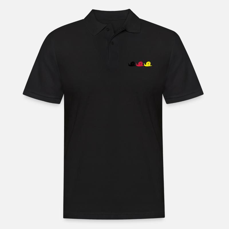 Escargot - Polo Homme - noir