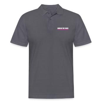 né dans les années 1980 - Polo Homme - charbon - Devant - Nico (186cm)