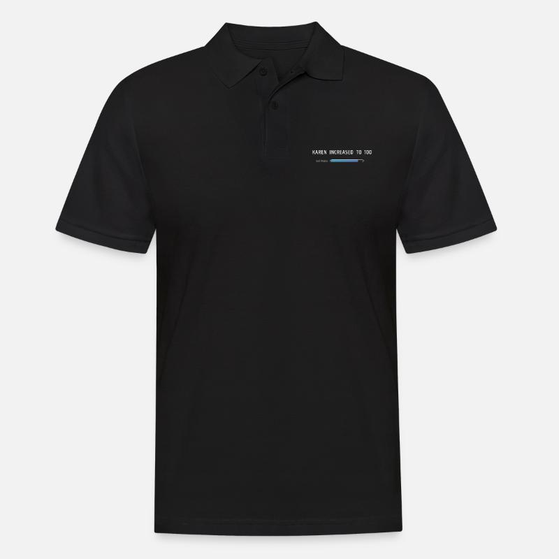 Karen a augmenté à 100 - Polo Homme - noir