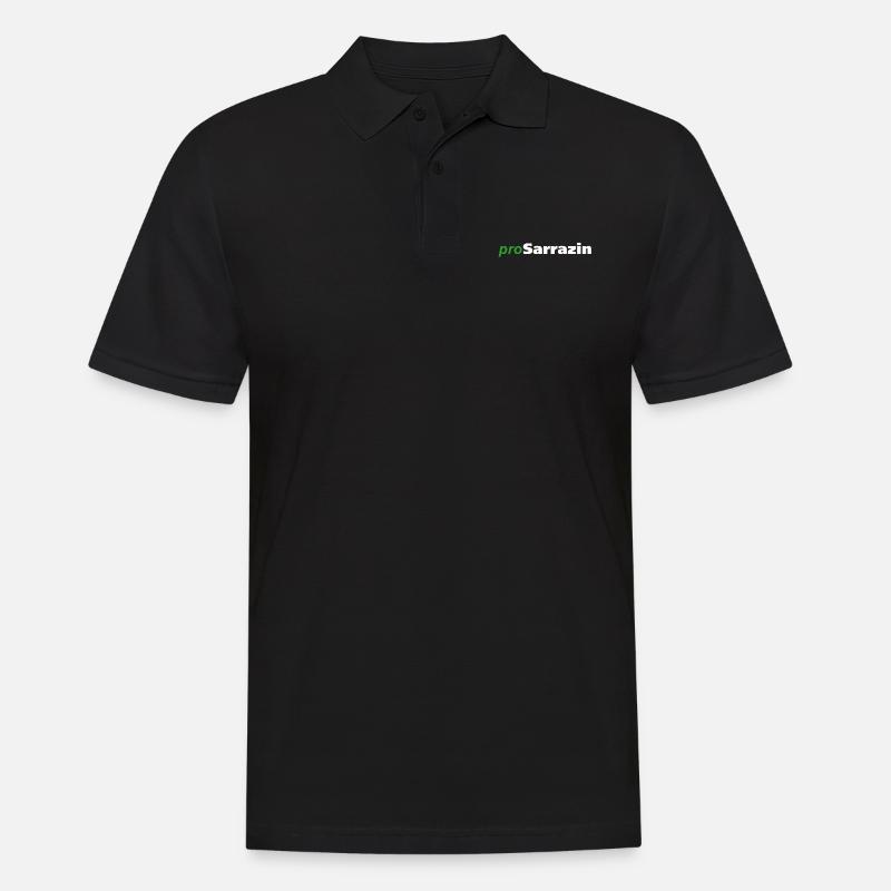 proSarrazin - Männer Poloshirt - Schwarz