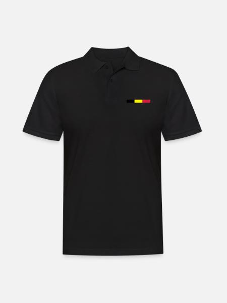Belgique (V) - Men's Polo Shirt - black