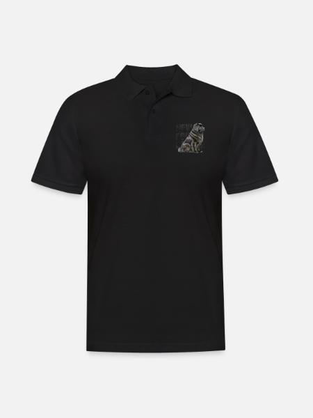 Newfoundlander - Men's Polo Shirt - black