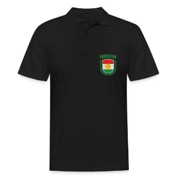 Kurdistan - Polo Homme - noir - Devant - Kai (181cm)