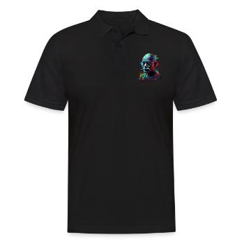 Nobel Peace Prize Laureate Mahatma Gandhi Gift - Men's Polo Shirt - black - Front - Kai (181cm)