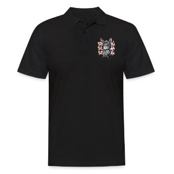 Esel Urban Animal Style Tierliebhaber - Männer Poloshirt - Schwarz - Vorne - Kai (181cm)