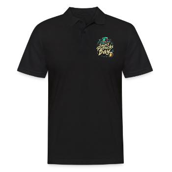 Saint Patrick's Day Beer - Men's Polo Shirt - black - Front - Kai (181cm)