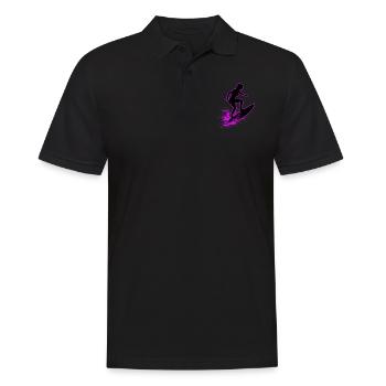 Surfeur élégant Surfer Surfer - Polo Homme - noir - Devant - Kai (181cm)