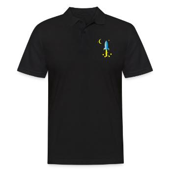 fusée - Polo Homme - noir - Devant - Kai (181cm)