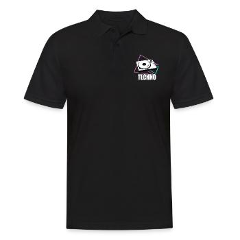 Techno-Decks - Männer Poloshirt - Schwarz - Vorne - Kai (181cm)