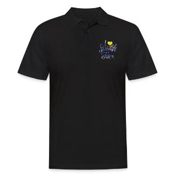 Suède Suède Viking Norden Scandinavie fika - Polo Homme - noir - Devant - Kai (181cm)