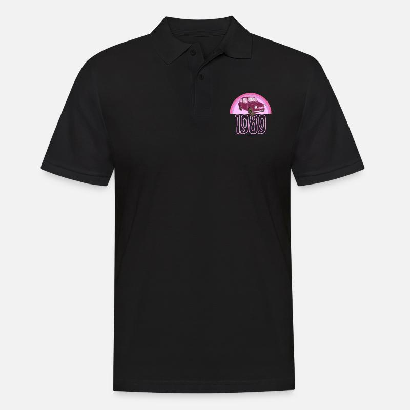 1989 - Männer Poloshirt - Schwarz